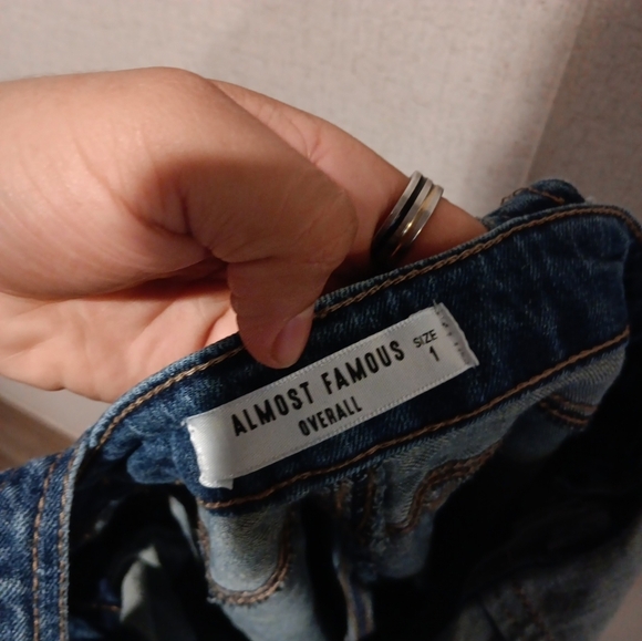 Almost Famous Overalls  Size 1 used only twice excellent condition - Picture 5 of 5